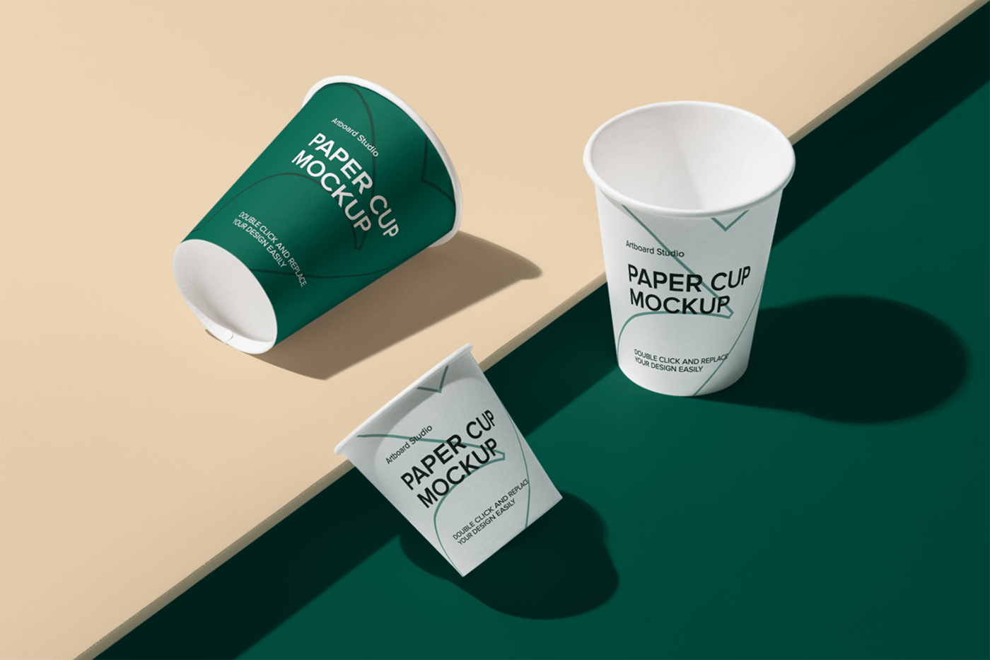 Adding two 1/3 cups gives you 2/3 cups. Paper Cup Mockup Scene