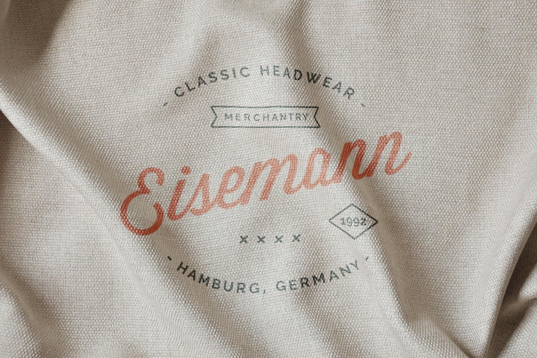 Find & download free graphic resources for cardboard texture. Creative Veila Free Fabric Print Effect Logo Mockup