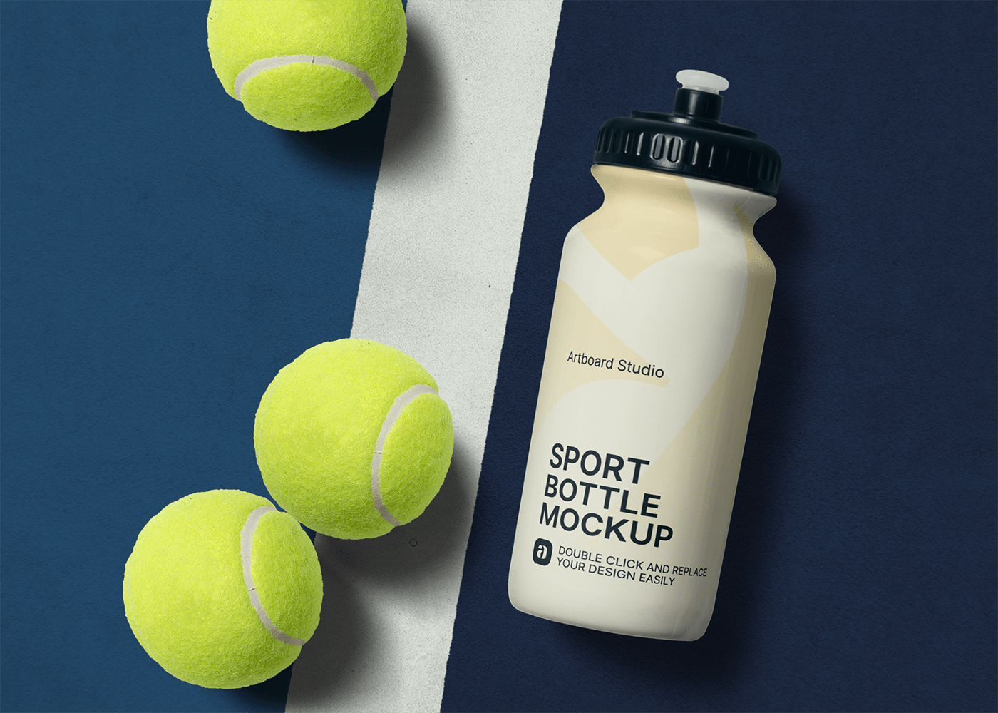 Free sport bottle mockup psd to showcase your bottle packaging in style. Sport Bottle Mockup Scene