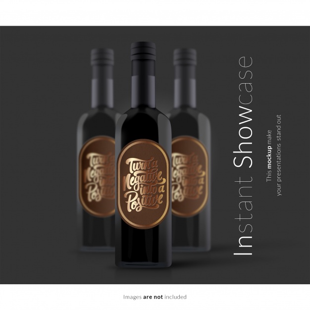 Picture Cinco de mayo is often celebrated in the united states with mexican food and drinks, music, dancing and more. 75 Free Wine Bottle Mockup Templates Graphic Design Resources