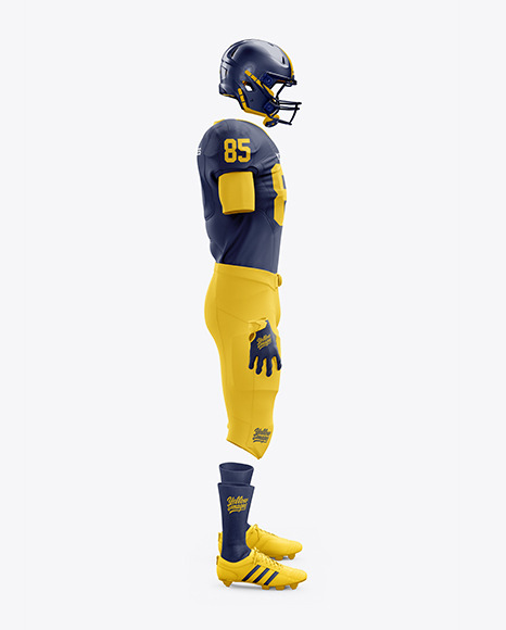And neither are sports mockups from webpixum. American Football Kit Mockup Side View