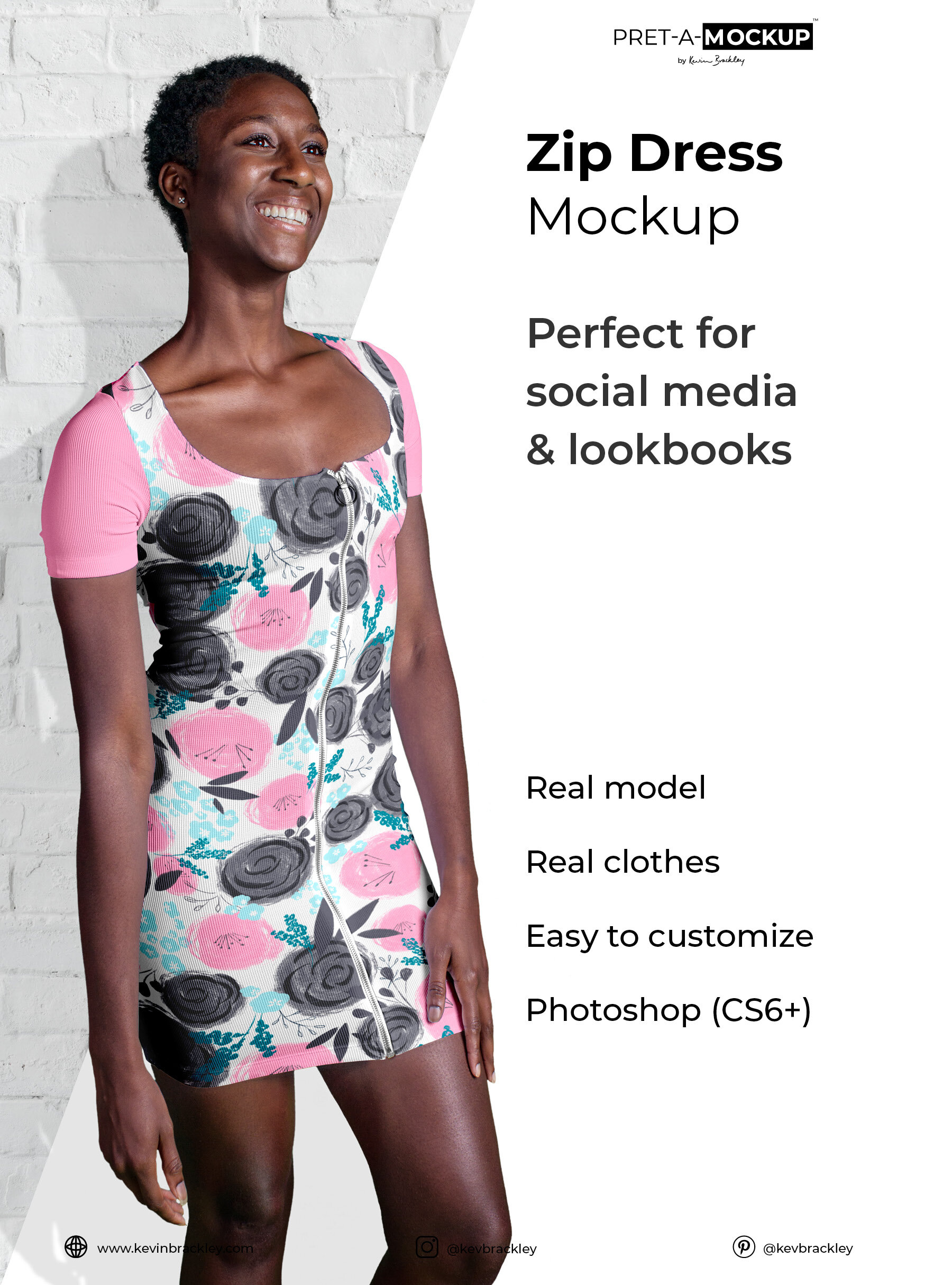 What you will find depends on how complex and detailed a mockup is. Zip Dress Photoshop Mockup Kevin Brackley