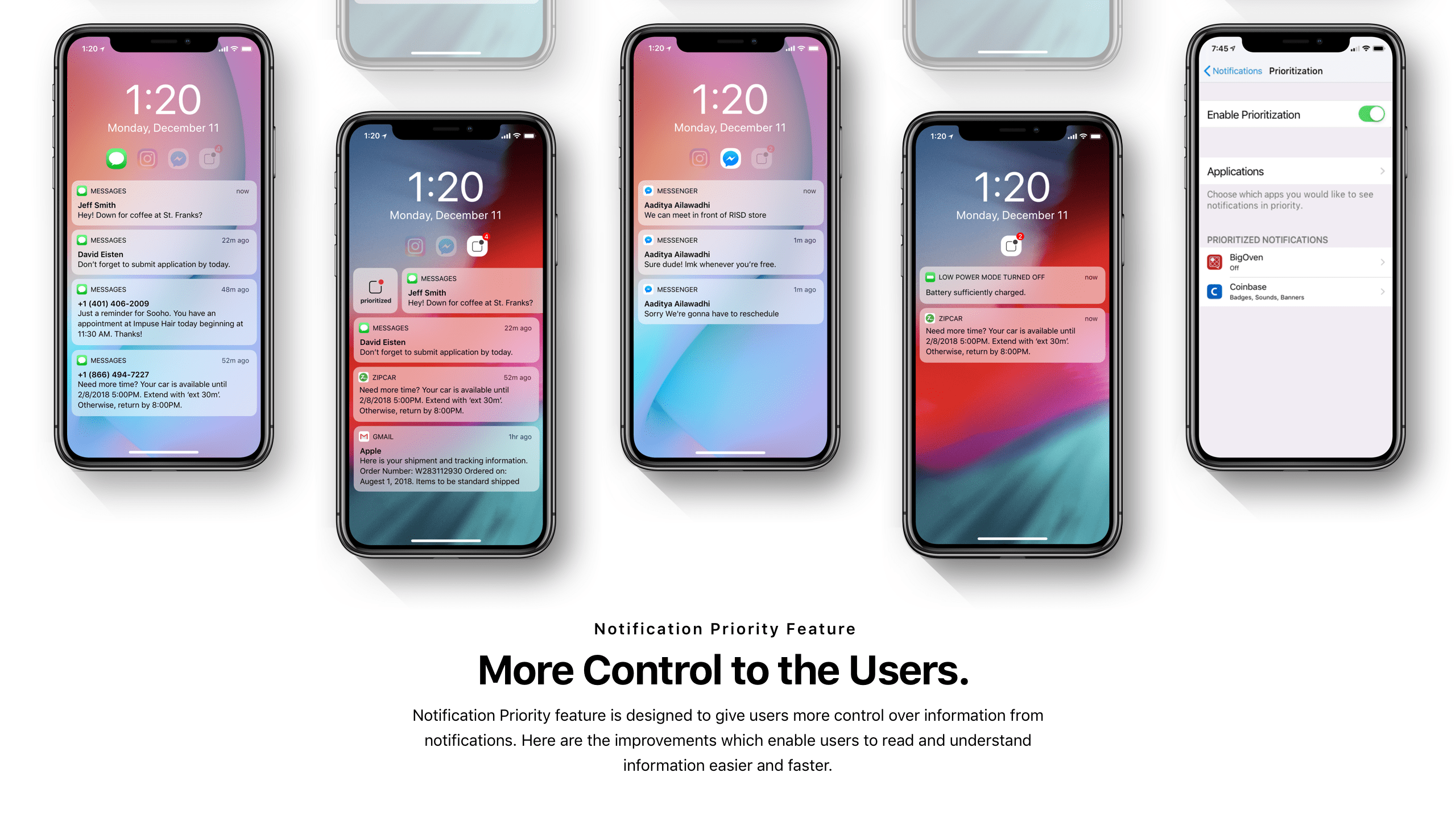 Scroll down and tap on message notification. Ios Notification Redesign Concept A Ux Case Study By Sooho Choi Ux Collective