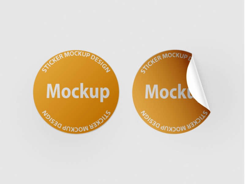 30+ Download Sticker Mockup Free&nbsp;Psd