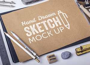44+ Download Free Mockup Drawing&nbsp;Psd