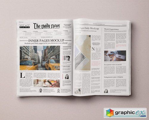 16+ Download Open Newspaper Mockup&nbsp;Psd