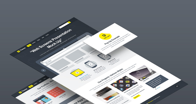 30+ Download Perspective Website Mockup Free&nbsp;Psd