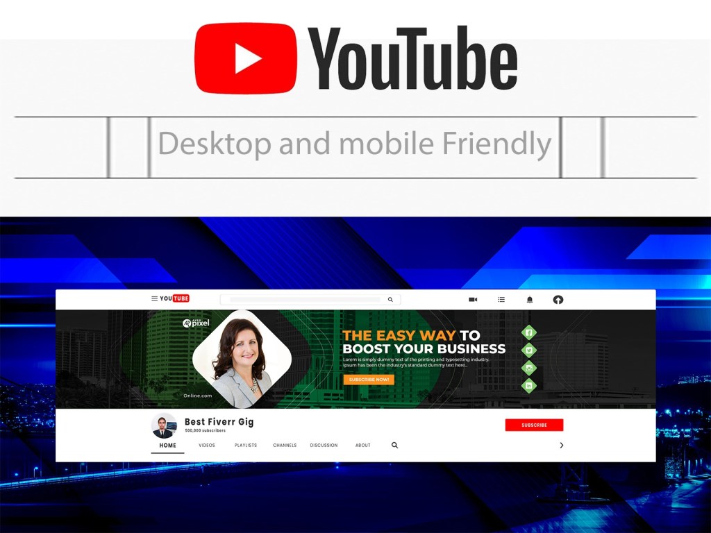 19+ Download Mockup Banner Youtube&nbsp;Psd